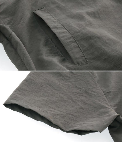 【ティーンズライン】肩 ジップ 付 ナイロン ブルゾン （M､Lサイズ展開） 【セットアップ着用可】 915-7538