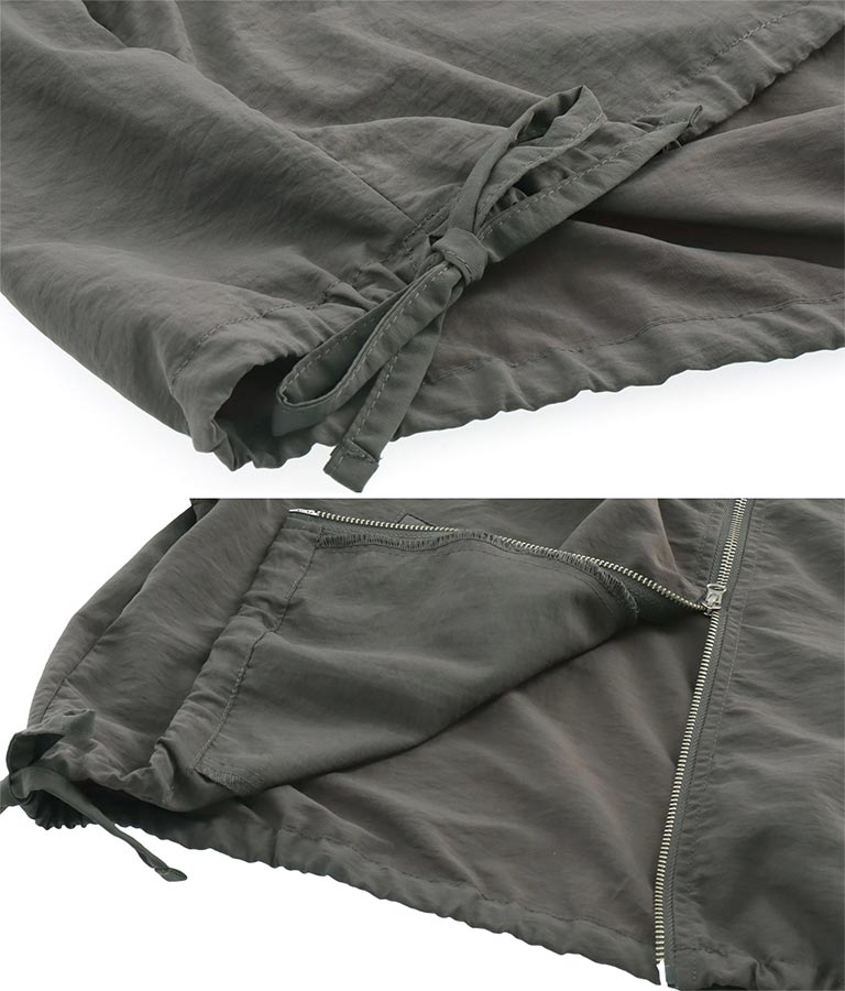 【ティーンズライン】肩 ジップ 付 ナイロン ブルゾン （M､Lサイズ展開） 【セットアップ着用可】 915-7538