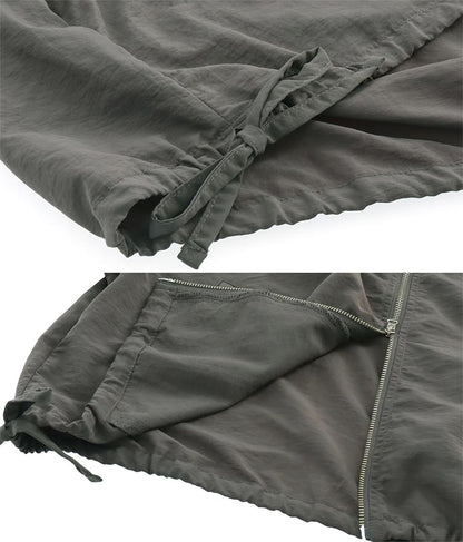 【ティーンズライン】肩 ジップ 付 ナイロン ブルゾン （M､Lサイズ展開） 【セットアップ着用可】 915-7538