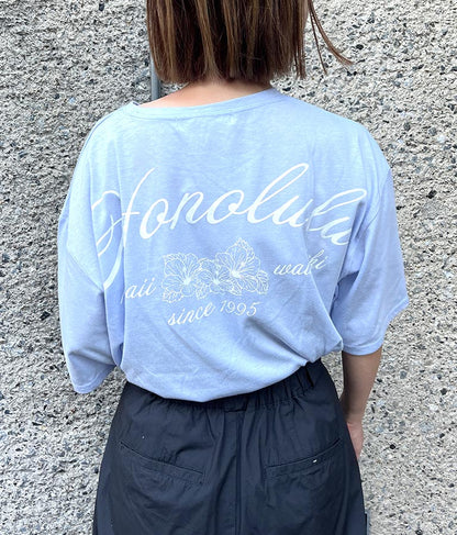 ALOHA HONOLULU プリント ビッグ Tシャツ 853-5860