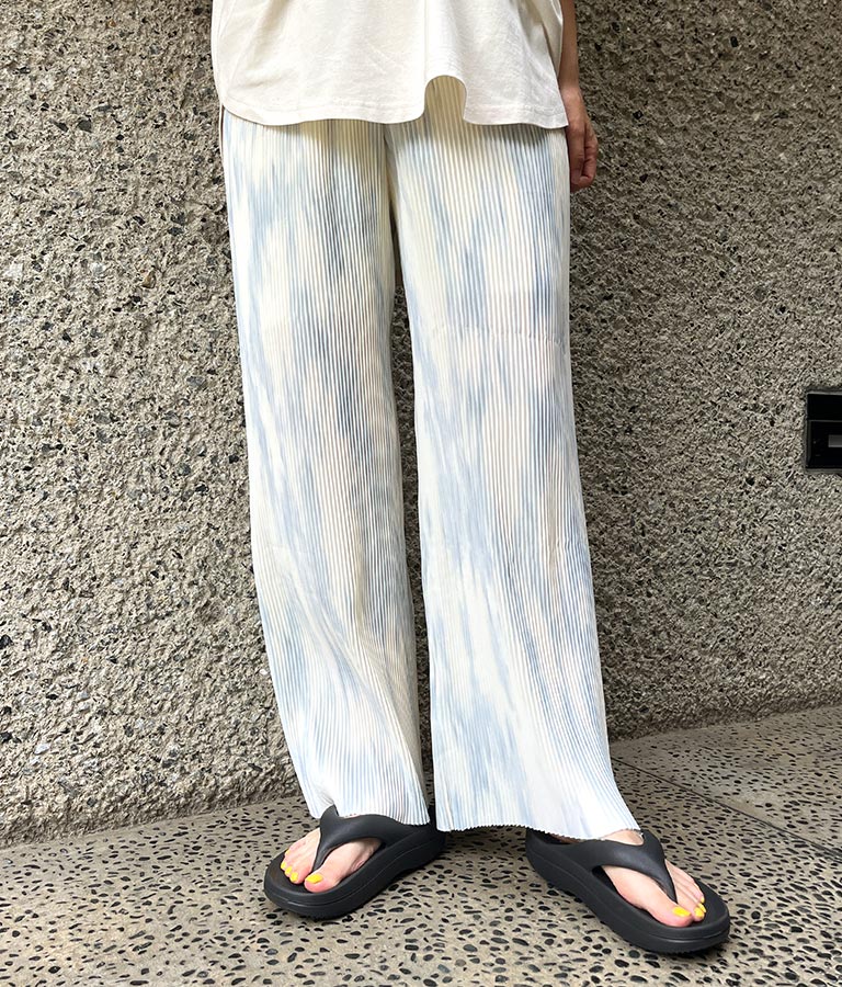 タイダイ柄 プリーツ パンツ  152-5383