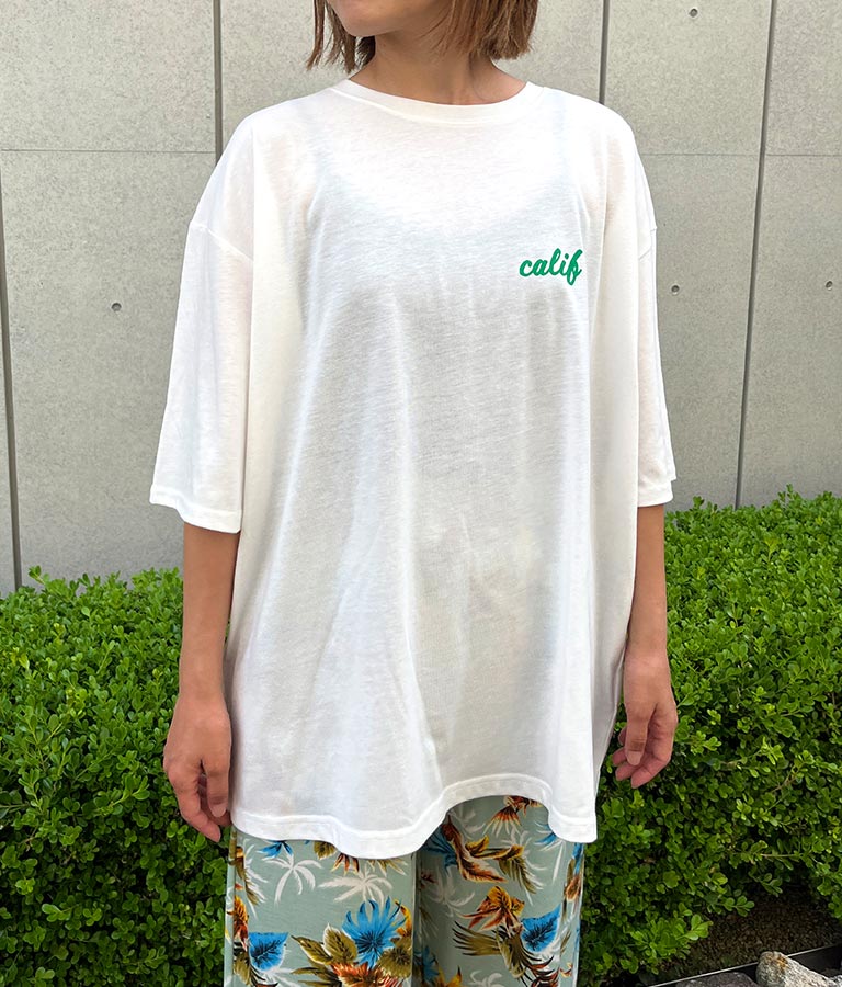 BUS フォトプリント ビッグ Tシャツ 853-5859