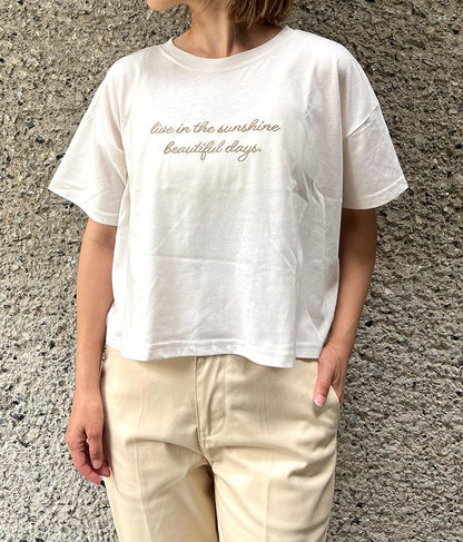 メッセージ 刺繍 Tシャツ 853-5864