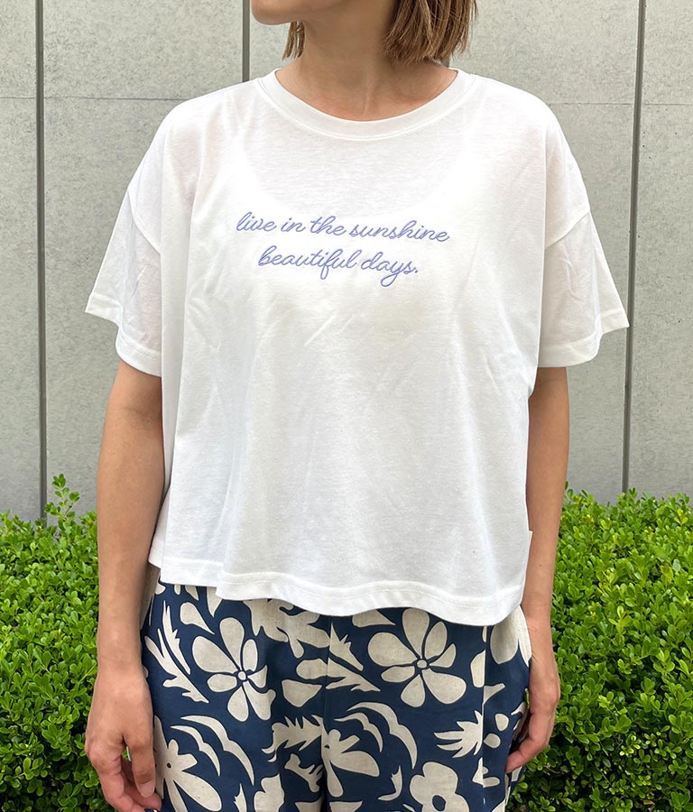 メッセージ 刺繍 Tシャツ 853-5864