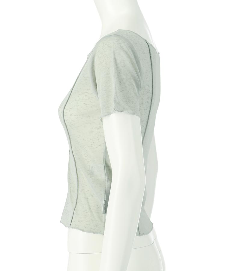 【ティーンズライン】2WAY シアー トップス （M､Lサイズ展開） 913-7548