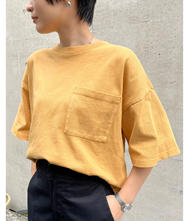別注 DICKIES ピグメント 染め 片 ポケット Tシャツ 793-9079