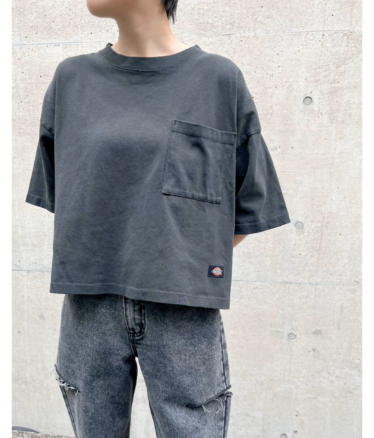 別注 DICKIES ピグメント 染め 片 ポケット Tシャツ 793-9079