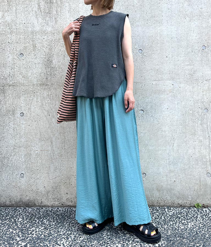 別注 DICKIES ワッフル ノースリーブ トップス 793-9078