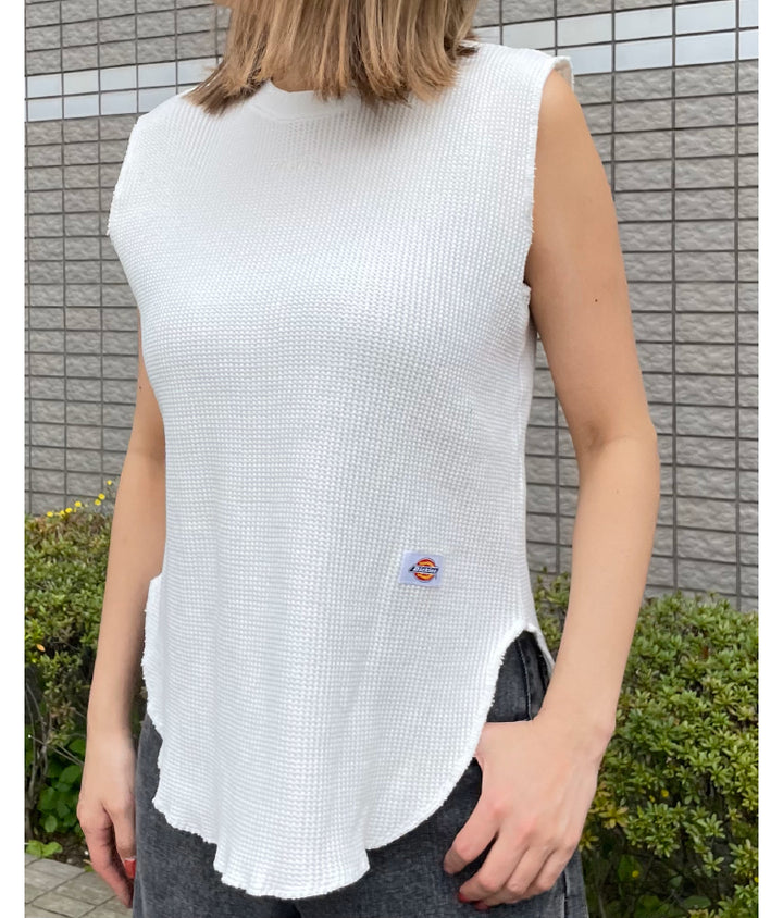 別注 DICKIES ワッフル ノースリーブ トップス 793-9078