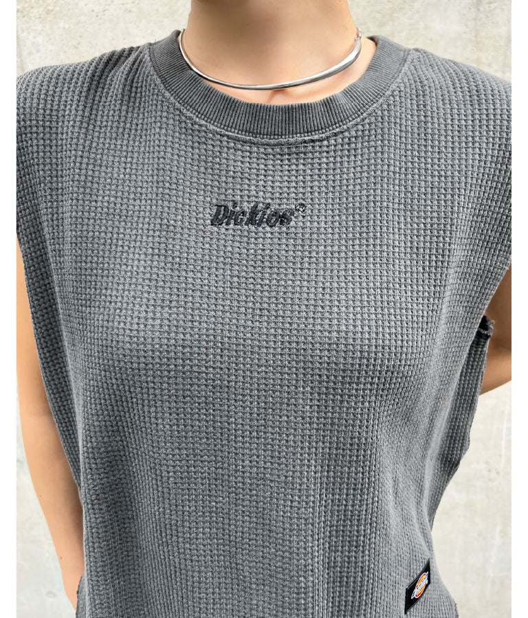 別注 DICKIES ワッフル ノースリーブ トップス 793-9078