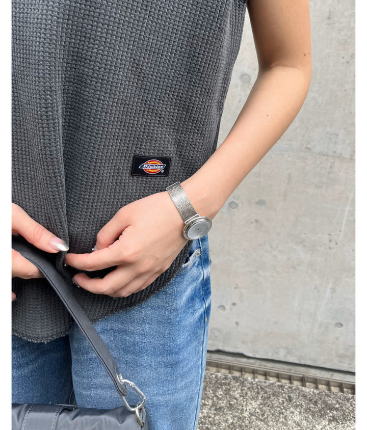 別注 DICKIES ワッフル ノースリーブ トップス 793-9078