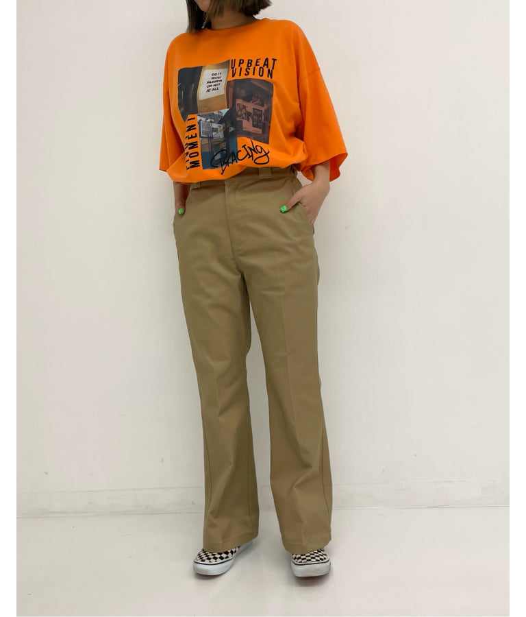 DICKIES ストレッチ ツイル フレア パンツ 792-9089