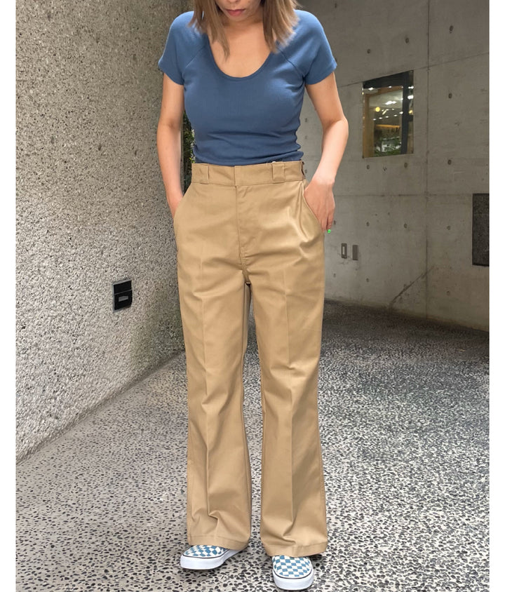 DICKIES ストレッチ ツイル フレア パンツ 792-9089