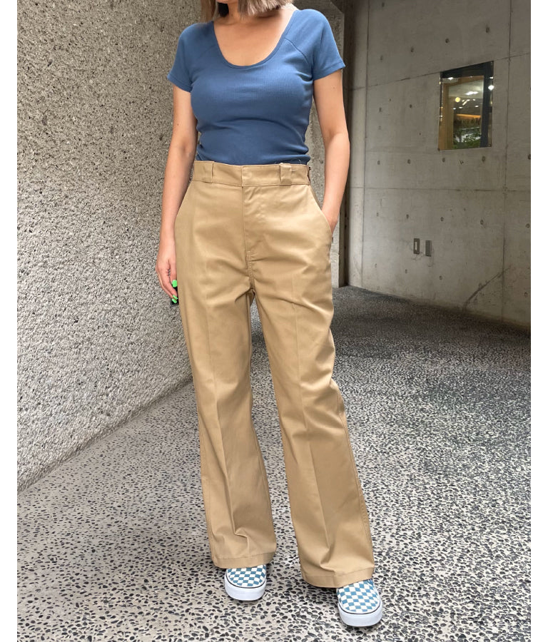 DICKIES ストレッチ ツイル フレア パンツ 792-9089