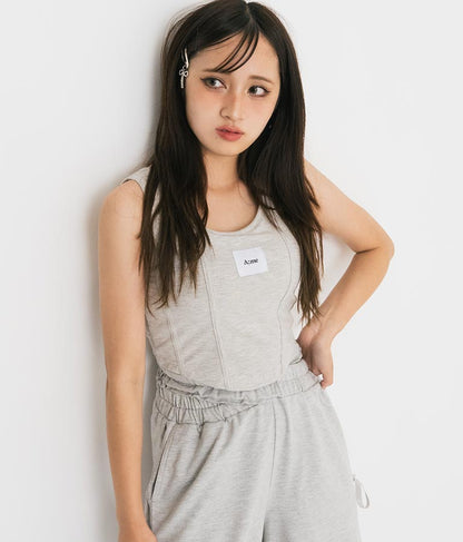 【ティーンズライン】カップ付 コルセット ビスチェ （M､Lサイズ展開） 913-7542