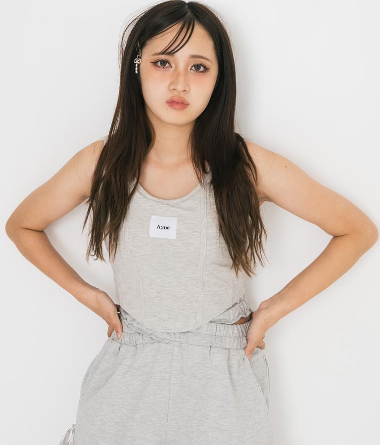 【ティーンズライン】カップ付 コルセット ビスチェ （M､Lサイズ展開） 913-7542