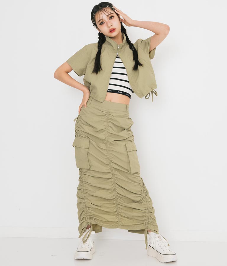 【ティーンズライン】ジャガード テープ ロゴ ブラトップ （M、Lサイズ展開） 913-7507