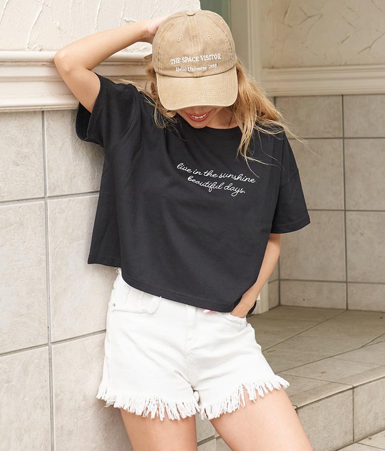 メッセージ 刺繍 Tシャツ 853-5864