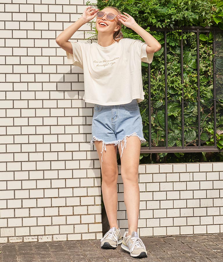 メッセージ 刺繍 Tシャツ 853-5864