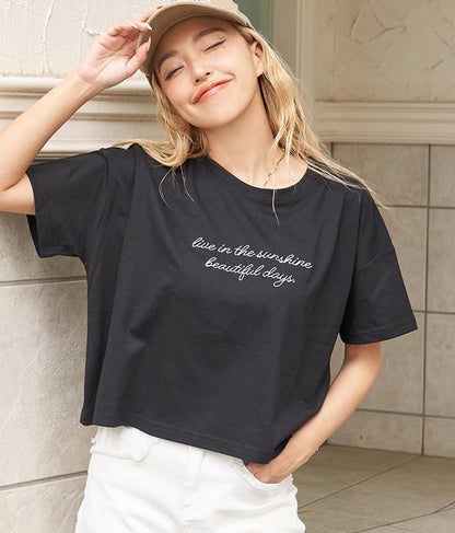 メッセージ 刺繍 Tシャツ 853-5864