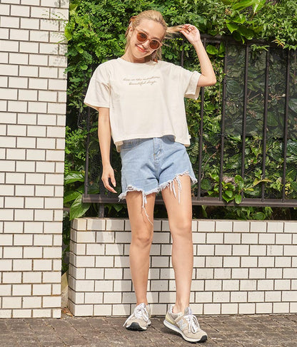 メッセージ 刺繍 Tシャツ 853-5864