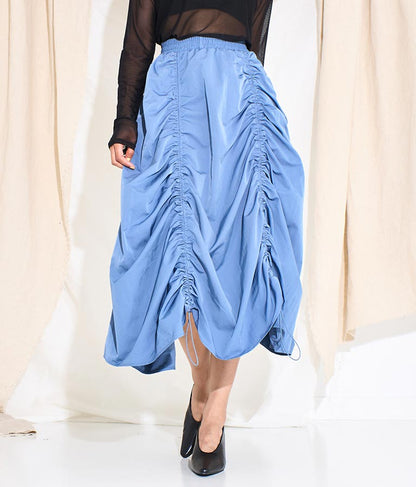 タフタ ドローストリング スカート 361-9492