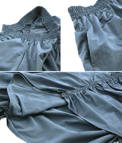 タフタ ドローストリング スカート 361-9492