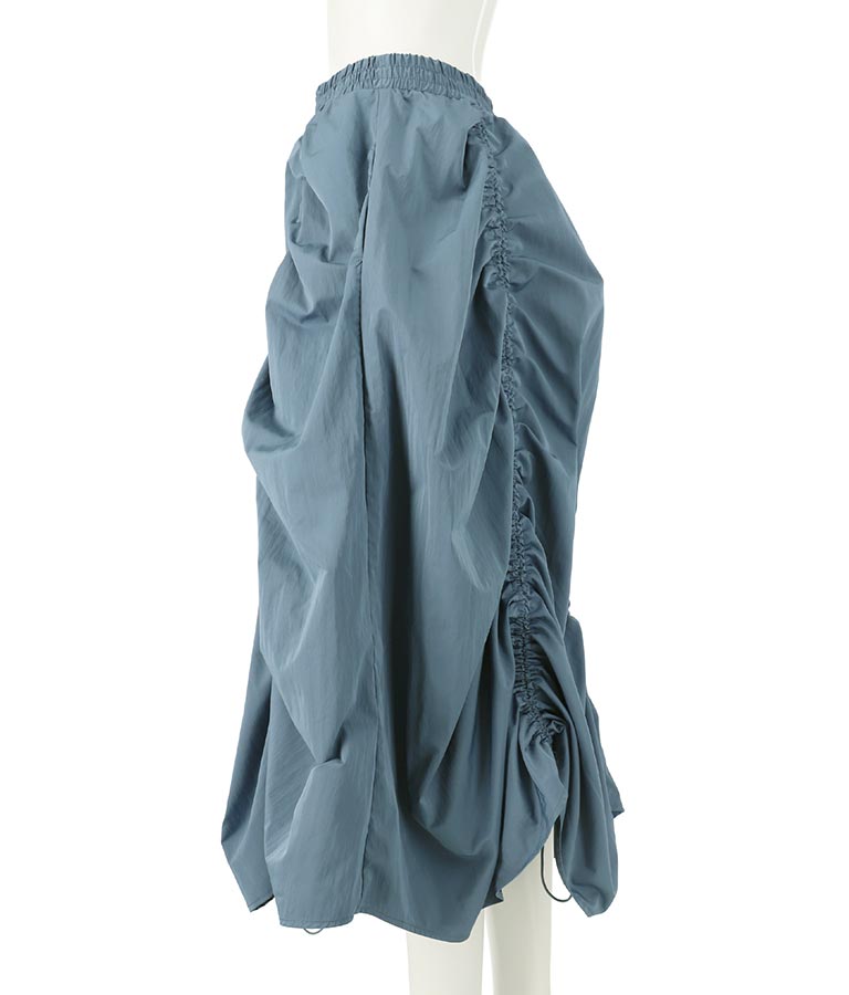 タフタ ドローストリング スカート 361-9492