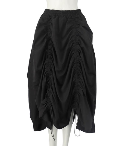 タフタ ドローストリング スカート 361-9492