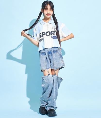 ANAP R+S【 リラスポ 】ハーフジップ ユニフォーム トップス ( ユニセックス アイテム、吸水速乾加工) 913-7485