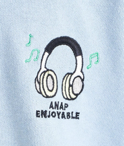 ワンポイント 刺繍 ミニ裏毛 トレーナー 423-2892