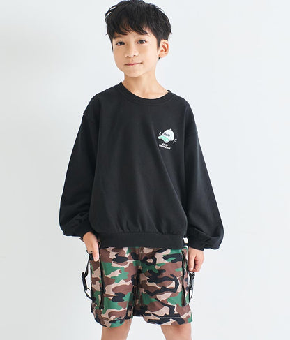 ワンポイント 刺繍 ミニ裏毛 トレーナー 423-2892