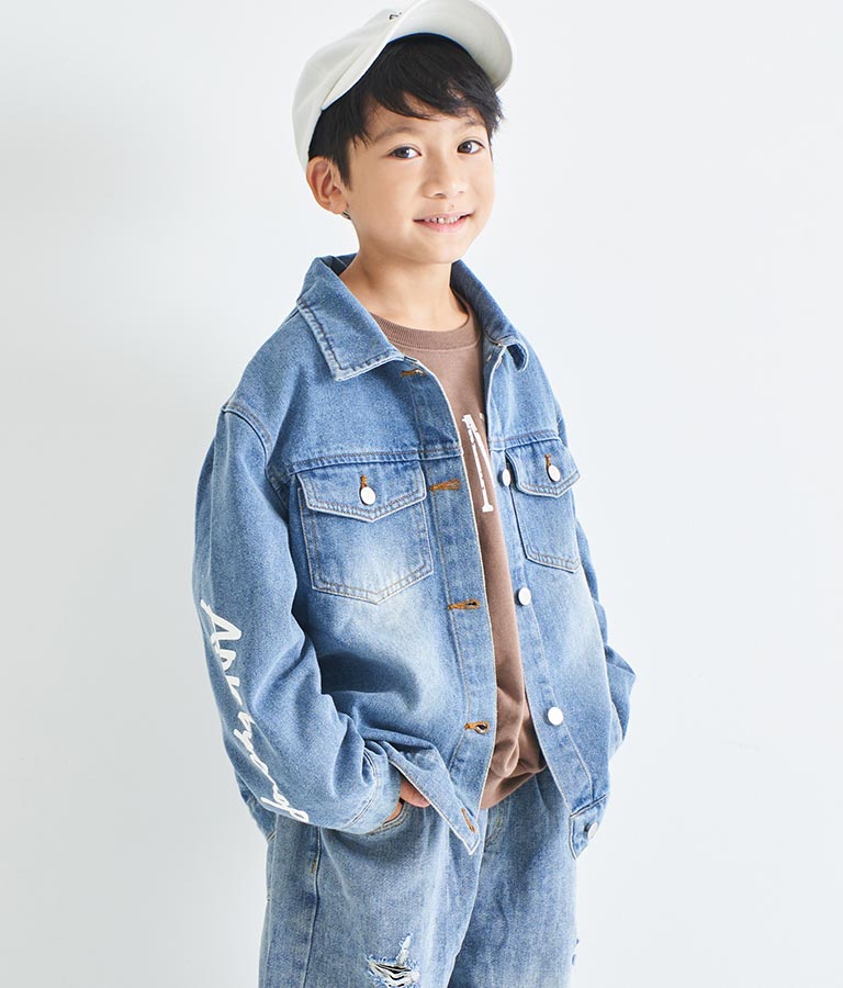 かすれプリントミニ裏毛トレーナー 423-2893