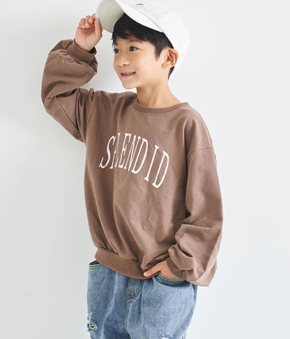 かすれプリントミニ裏毛トレーナー 423-2893