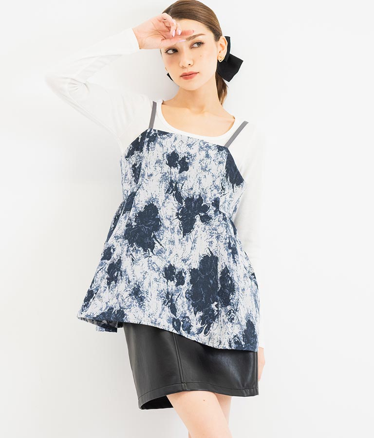 フェイクレザー ミニ スカート 521-6741