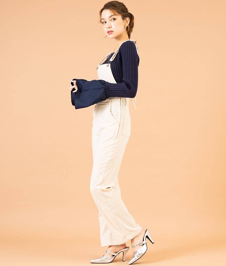 袖切り替え ベルスリーブ ニット 523-6781