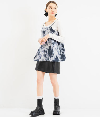 ゴブラン ジャガード ペプラム ビスチェ 523-6790