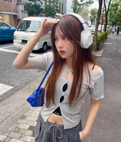 【ティーンズライン】ジャガード テープ ロゴ ブラトップ （M、Lサイズ展開） 913-7507