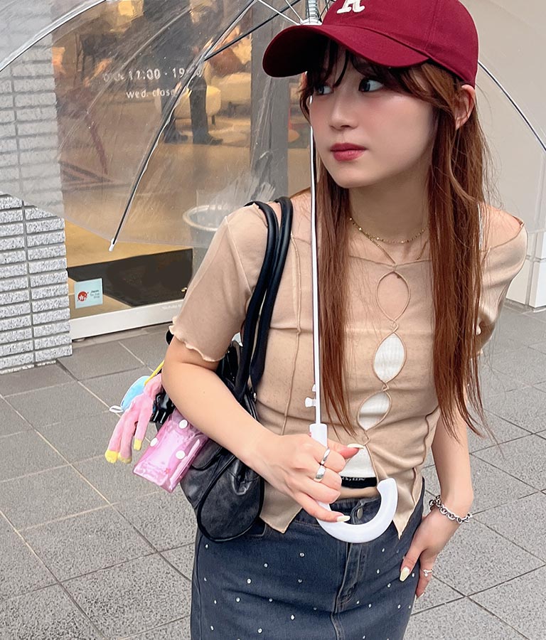 【ティーンズライン】ジャガード テープ ロゴ ブラトップ （M、Lサイズ展開） 913-7507