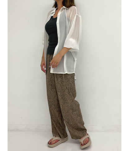 バックラウンド シアー シャツ 794-9159