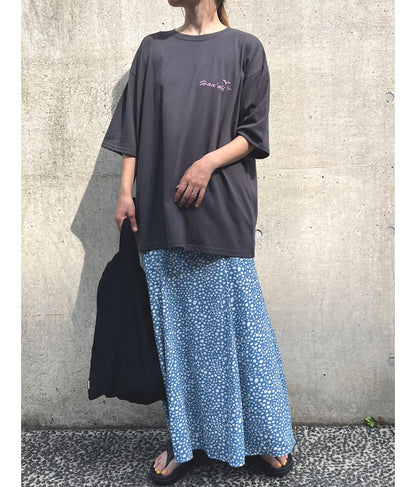 Hawaii プリント ビッグ Tシャツ 853-5855