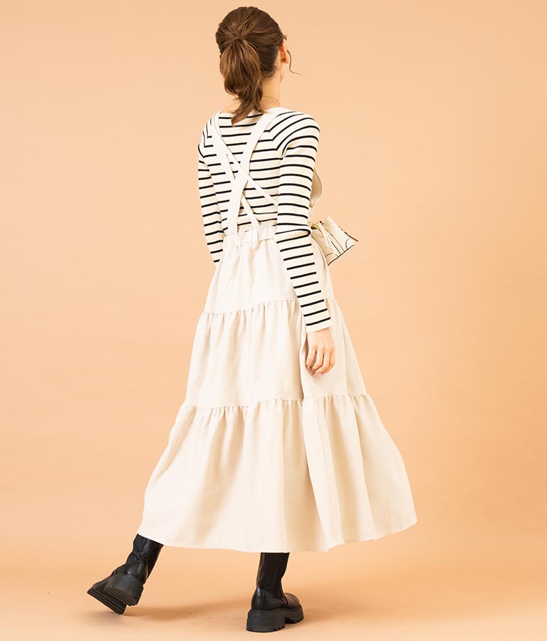 ティアード ジャンパースカート 527-6782