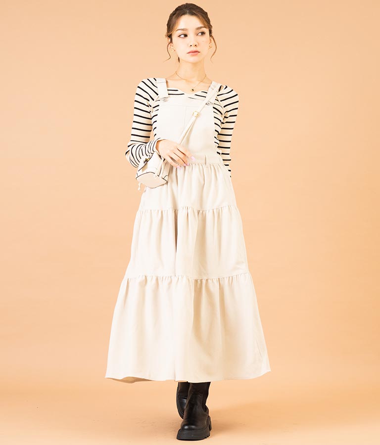 ティアード ジャンパースカート 527-6782