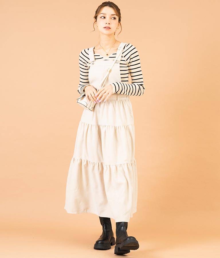 ティアード ジャンパースカート 527-6782