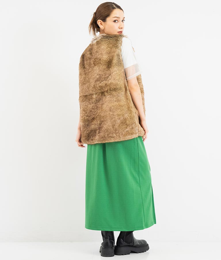 ポンチタイトスリットスカート 551-5716