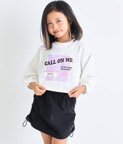 シート プリント ミニ 裏毛 トレーナー 423-2956