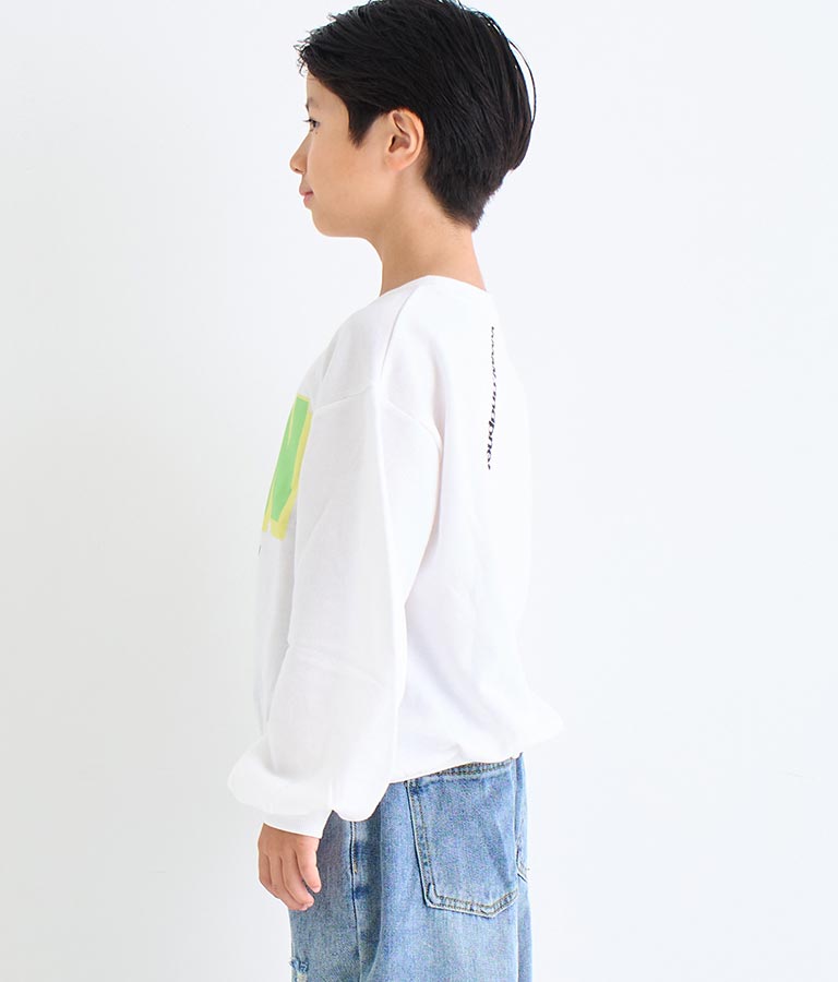 ミニ裏毛 プリント トレーナー 423-2983