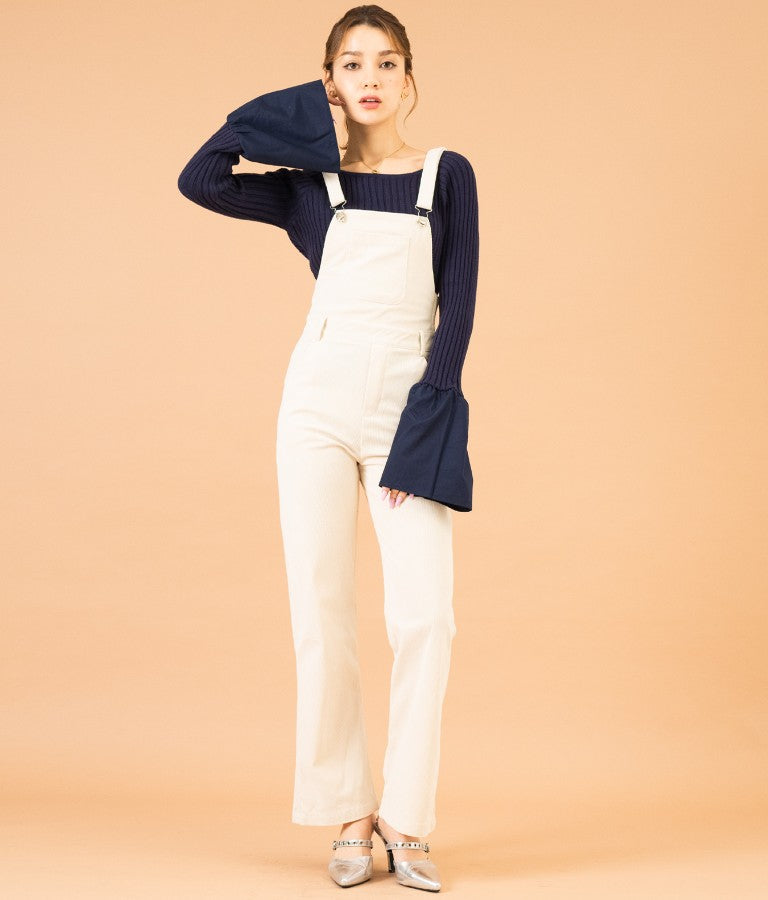 袖切り替え ベルスリーブ ニット 523-6781