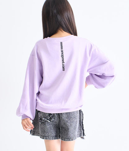 ミニ裏毛 プリント トレーナー 423-2983