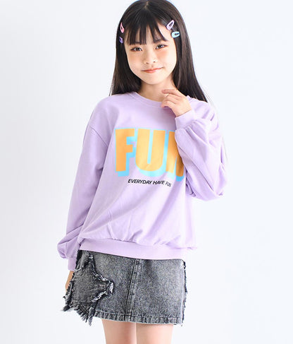 ミニ裏毛 プリント トレーナー 423-2983